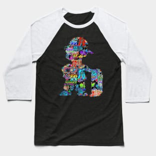 graffiti cartoon pop art fun skater Baseball T-Shirt